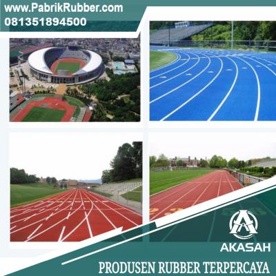 Produksi dan Jasa Pemasangan Rubber Jogging Track Standard Internasional Murah Berkualitas